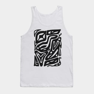 Abstract madness - riddle Tank Top